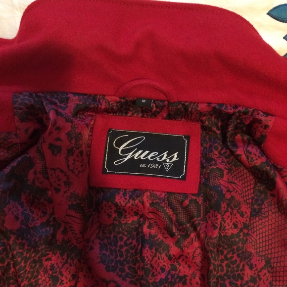SOLD Guess Wool Coat, size M - Picture 6 of 13
